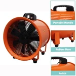 Intbuying 14" Axial Fan Cylinder Pipe Spray Booth Paint Fumes Blower 85 /min. Fixed Price $271.40.