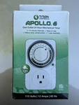 Titan Controls Apollo One Outlet 24 Hour Mechanical Timer 115V 12A 60HZ 734110. Fixed Price $8.00.