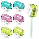 Framendino, 6 Toothbrush Head Covers Caps Pack, Red & Blue Green. Fixed Price $15.99.