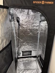 Spider Farmer 2X2 Complete Grow Tent Kit Led Light + Inline Duct Fan DF100-M. Fixed Price $420.00.