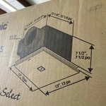 Panasonic Whispergreen Select Bathroom Exhaust Fan Designer Grille FV-0511VKS3S. Fixed Price $210.00.