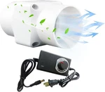 Inch Inline Duct Fan With Variable Speed Controller 12V 6W Ventilation Exha.... Fixed Price $43.77.