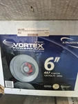 Vortex Powerfan 6" Inline Duct (136-497 Cfm) VTX600 With Mounting Bracket. Fixed Price $129.99.