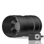 Hon&guan 6 Inch Inline Booster Duct Fan With Speed Controller - 345 Cfm Airflow. Fixed Price $29.99.