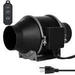 4" Inline Duct Fan, 10-SPEED Control, 214 Cfm For Efficient Ventilation Exhaust. Fixed Price $66.99.