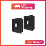 Luxlead Bumper Plug End Cap, 4" Black Square Caps For Rv, Camper, Trav. Fixed Price $11.34.