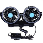 Car Cooling Air Fan 12V Dual Head Auto Electric For Rear Sea. Fixed Price $32.59.