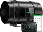 Vivosun Aerozesh G8 8" Inline Duct Fan, E42A Wifi Control, Not For High Heat. Fixed Price $119.87.