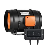 Inline Duct Fan, 8-INCH 807 Cfm With Temperature Humidity Controller, Quiet Ec-m. Fixed Price $91.70.
