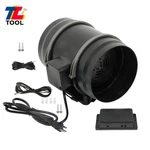 8" Inline Duct Fan 807 Cfm With Ec Motor & Temperature Humidity Smart Controller. Fixed Price $72.18.