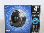 Hurricane Commercial Grade Inline Fan 4 Inch 171 Cfm For. Fixed Price $55.00.