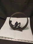 Danya B. Contemporary Encircled Male Reader Cast Iron Sculpture. Fixed Price $38.00.