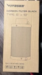 Vivosun 6" Air Carbon Filter For Odor Control 306143-0616. Fixed Price $32.99.