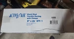 6" X 25' Black Lightproof Foil Ducting W-clamps High Quality Formilitary Stove. Fixed Price $25.00.
