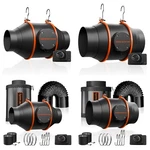 Spider Farmer 4" 6" Inline Fan/carbon Filter Combo/ggs Controller Smart. Fixed Price $101.99.