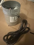 Suncourt Inductor In-line Fan DB206C 120V 0.40A Metal Silver. Fixed Price $24.99.