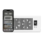 123 Cfm 4 In. X 10 Register Booster Fan With Automatic Thermostat And App Co. Fixed Price $57.82.