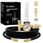 Rx Weld Argon Regulator Flowmeter Gauge For Mig Tig With Gas.... Fixed Price $41.38.