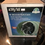 Active Air 6" Inline Booster Fan, 188 Cfm ACFB6. Fixed Price $29.95.