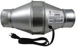 7HL0BEW50U DBM4 Duct Booster Fan For 4" Flex Metal 100 Cf. Fixed Price $102.00.