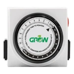GROW1 Dual Outlet Mechanical 24 Hour Hydroponics Light Timers Elec.... Fixed Price $19.51.