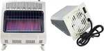 Mr. Heater 30,000 Btu Blue Flame Natural Gas Bundle With Blower Accessory. Fixed Price $490.99.