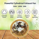 Intbuying 10 Inch 220V Explosion-proof Fan Axial Cylinder Pipe. Fixed Price $74.80.
