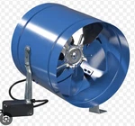 Heavy Duty 8" Dia Hvac Inline Duct Fan 262CFM / Vents-us Vkom 200. Fixed Price $50.00.