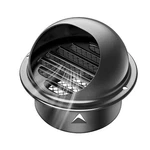 6 Inch Air Vent Exterior, Moonjor Black Paint Stainless Steel Round Wall.... Fixed Price $27.91.