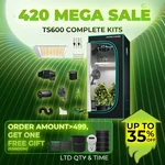 2026 Mars Hydro 48"X48"X80" Grow Tent+ts 600 100W LEDW/4" Fan Complete Kit. Fixed Price $240.99.