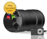6 Inch Inline Blower Fan With Speed Controller 345 Cfm Noise Eco Power. Fixed Price $41.24.