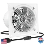 Hg Power 8" Exhaust Fan, 576CFM Wall Mount W/switch For Kitchen, Garage. Fixed Price $64.75.