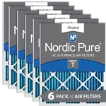 20X20X1 (19 1/2X19 1/2) Pleated Merv 7 Air Filters 6 Pack. Fixed Price $51.99.
