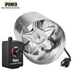 Ipower 4/6/8 Inch Inline Duct Booster Fan Exhaust Air Blower W/ Speed Controller. Fixed Price $44.59.