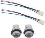 Dskoiph 2 Pcs Front Turn Signal Light Socket Connector Harness W/ 3-WIRE Kit.... Fixed Price $16.17.