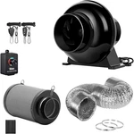Ipower 4 Inch 195 Cfm Upgrade Inline Fan Air Carbon Filter 8 Feet Ducting Speed. Fixed Price $104.98.