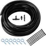 25FT 1/4" CO2 Drilled Tubing, Black Pu, Grow Room Injection System, Kit Incl. Fixed Price $39.91.