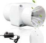 Inch Inline Duct Fan With Adjustable Speed, 10 53 Cfm Ventilation System Hig. Fixed Price $47.49.