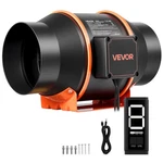 Vevor Inline Duct Fan 3-SPEED Circulation 402 Cfm 6 Inch Ec Motor Pwm Grow Tent. Fixed Price $79.90.