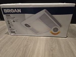 Broan Heater/fan/light 2-SONE 100-CFM White Lighted Bathroom 100HL. Fixed Price $199.99.