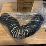 New Rubber-cal Polyester Air Ventilator White Ventilation Duct Hose 4 X 25'. Fixed Price $90.00.