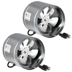 Pack Ipower 8 Inch 420 Cfm Inline Fan With Low Noise, Exhaust For Hvac Ventila. Fixed Price $50.00.