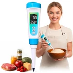 Digital Ph Meter For Food - Professional Tester With Spear Probe Blue. Fixed Price $53.78.