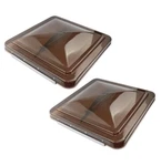 Rv Roof Vent Cover Smoked Leisure Coachworks 2PC. Fixed Price $24.00.