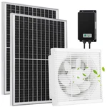 Fanspex Solar Exhaust Fan, Powered Vent Kit For Outside Greenhouse .... Fixed Price $139.33.