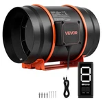 Vevor Inline Duct Fan 3-SPEED Circulation 807 Cfm Inch Ec Motor Pwm Grow Tent. Fixed Price $105.90.