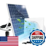 Bobuy Solar Exhaust Fan 25W Waterproof Panel 8 Inch Ventilation. Fixed Price $74.04.