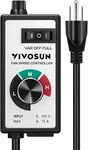 Vivosun Variable Fan Speed Controller Ac 120V For Inline Duct Ventilation 1500W. Fixed Price $20.39.