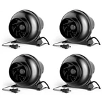 Healsmart 4 Inch 195 Cfm Inline Duct Exhaust Fan Air Booster Ventiliation. Fixed Price $213.33.