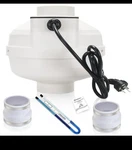 4" 260CFM Inline Radon Mitigation Fan IP67 Waterproof Electric Duct Blower. Fixed Price $71.49.